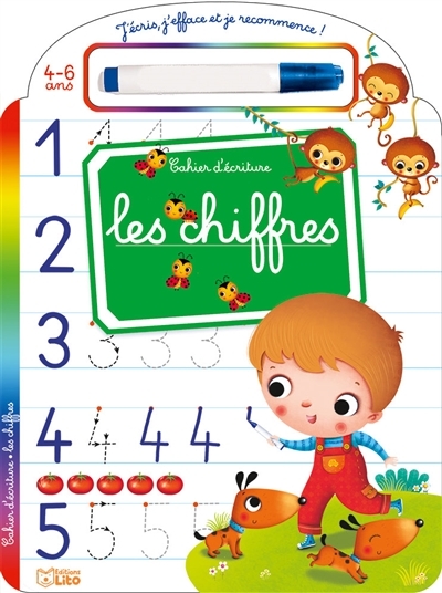 Les chiffres : cahier d'écriture (Broché)