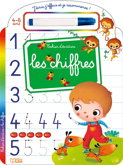 Les chiffres : cahier d'écriture (Broché)