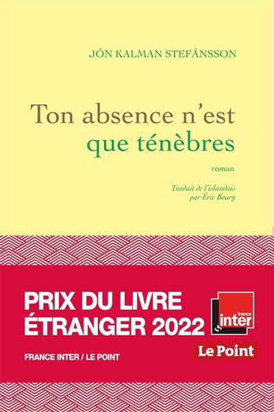 Ton absence n'est que ténèbres (Grand format)