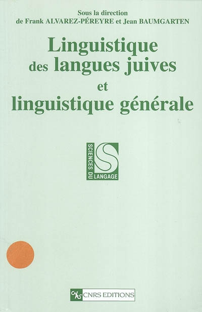 Linguistique des langues juives (Broché)