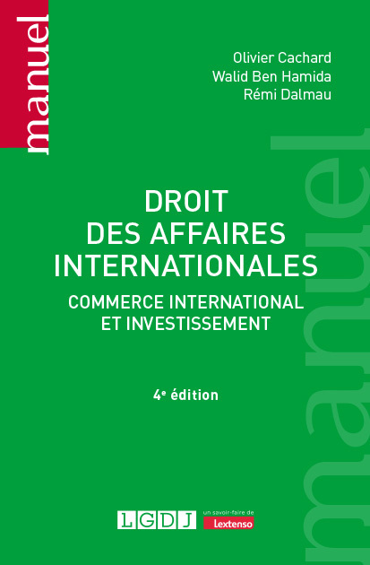 Droit du commerce international, 4ème édition (Broché)
