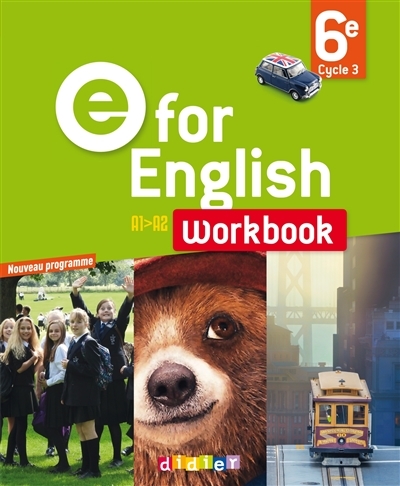 E for English 6e - Anglais Ed.2016 - Workbook (Broché)
