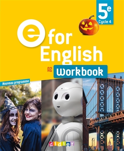 E for English 5e - Anglais Ed.2017 -Workbook (Broché)