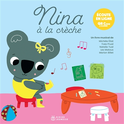 Nina à la crèche QR CODE (Cartonné)