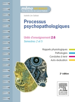 Processus psychopathologiques : unité d'enseignement 2.6 : semestres 2 et 5 (Spirale)