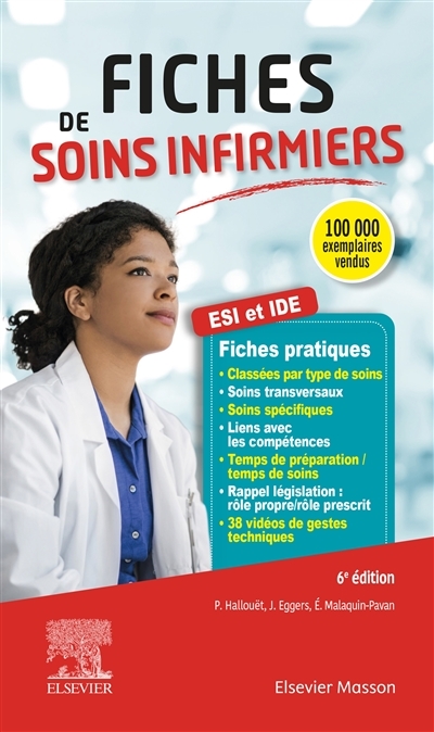 Fiches de soins infirmiers - Avec 38 séquences filmées ou animées de gestes techniques (Broché)