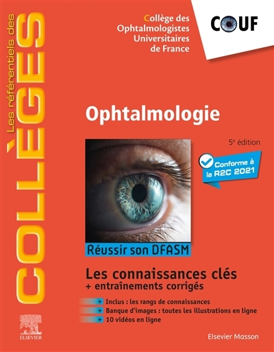 Ophtalmologie - Réussir son DFASM - Connaissances clés (Broché)