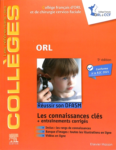 ORL - Réussir son DFASM - Connaissances clés (Broché)