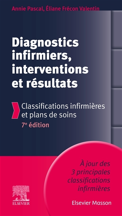 Diagnostics infirmiers, interventions et résultats - Classifications infirmières et plans de soins (