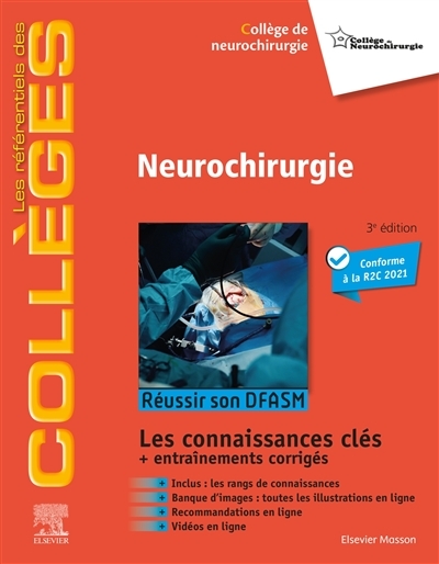 Neurochirurgie - Réussir son DFASM - Connaissances clés (Broché)