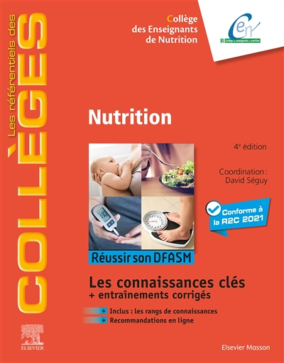Nutrition - Réussir son DFASM - Connaissances clés (Broché)