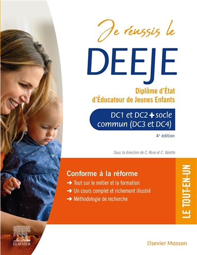 Je réussis le DEEJE. Diplôme d'État d'éducateur de jeunes enfants - Socle commun + option (Broché)