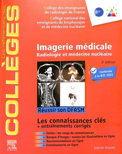 Imagerie médicale - Radiologie et médecine nucléaire. Réussir son DFASM - Connaissances clés (Broché