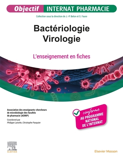 Bactériologie - Virologie - L'enseignement en fiches (Broché)