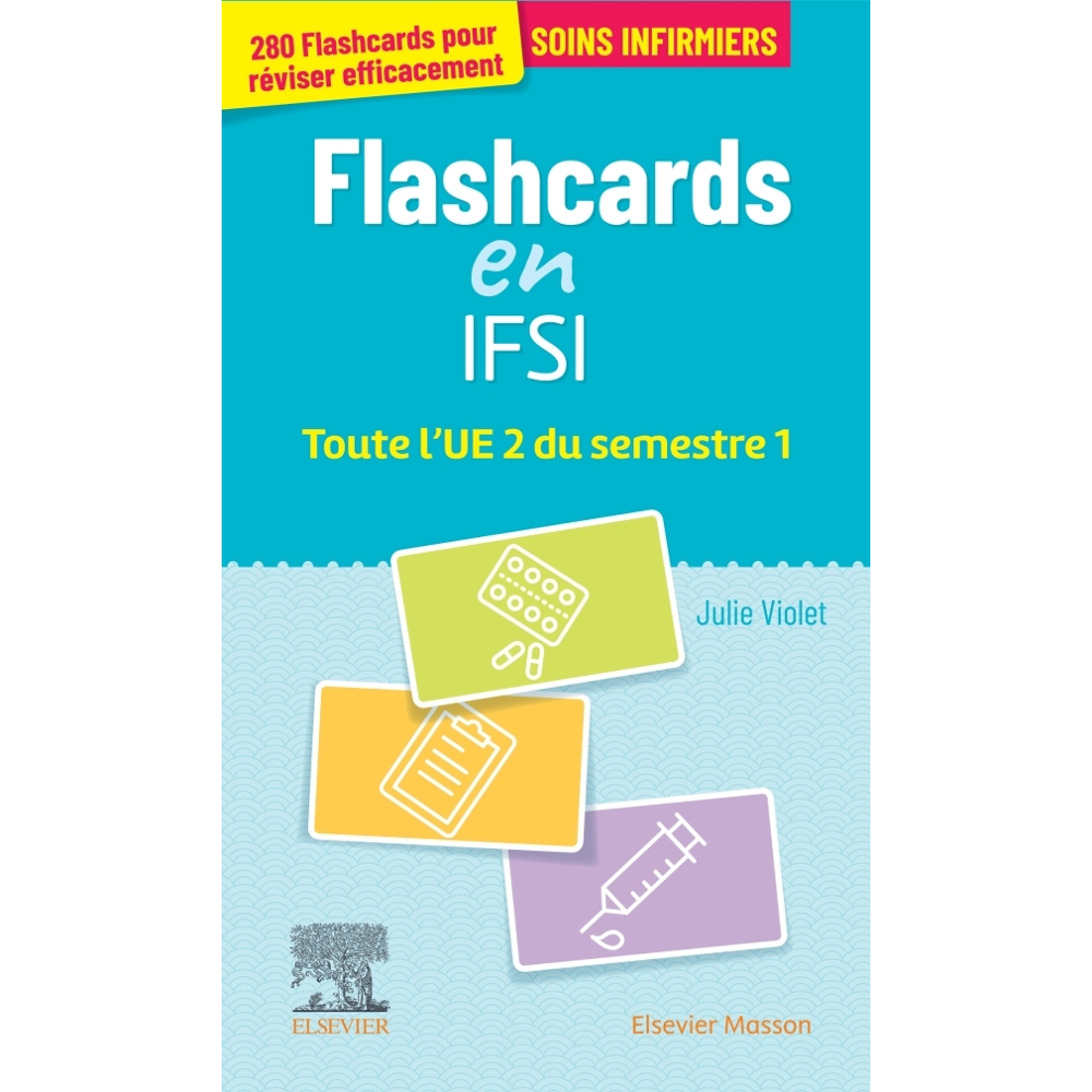 Flashcards IFSI. Toute l'UE 2 du semestre 1 - Entrainement intensif (Broché)