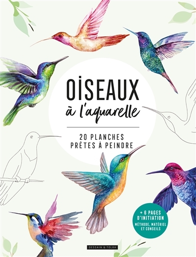 Oiseaux à l'aquarelle (Broché)