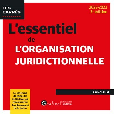 L'essentiel de l'organisation juridictionnelle (Poche)