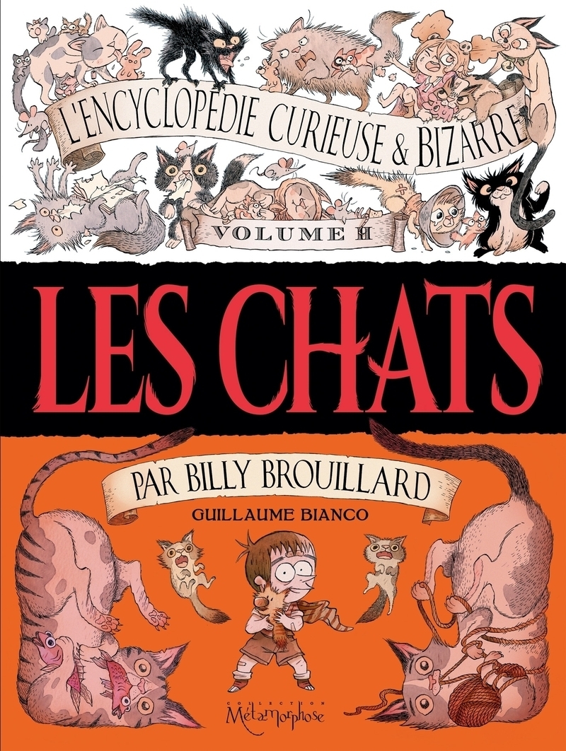 L'Encyclopédie curieuse et bizarre par Billy Brouillard Tome 2 - Les Chats (BD)