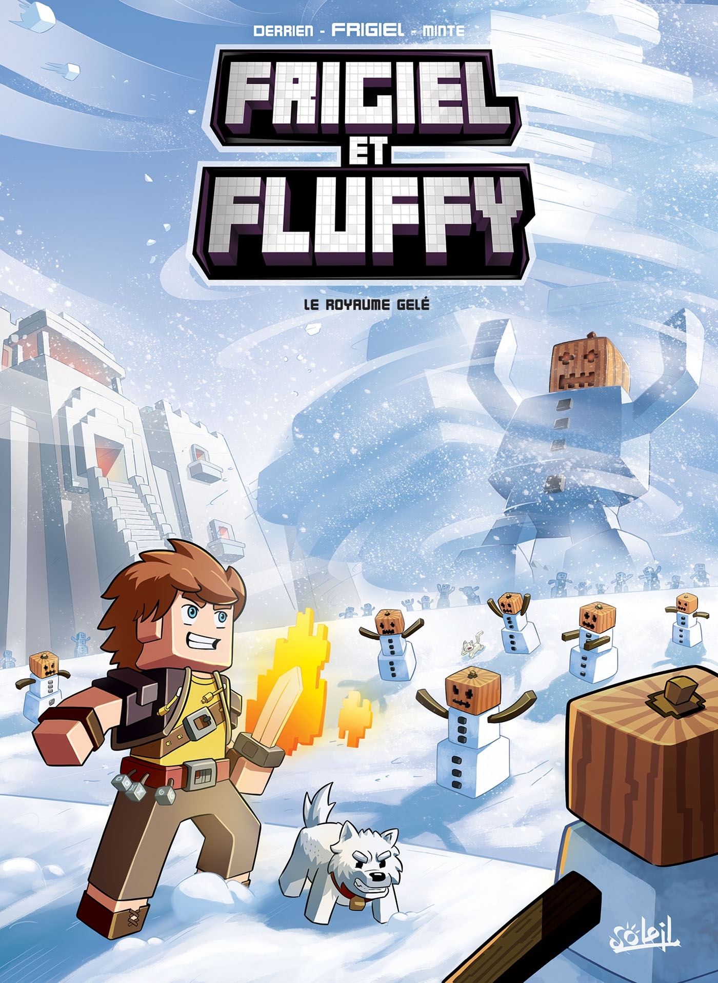 Frigiel et Fluffy Tome 4 - Le Royaume gelé - Minecraft (BD)