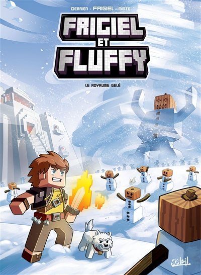 Frigiel et Fluffy Tome 4 - Le Royaume gelé - Minecraft (BD)