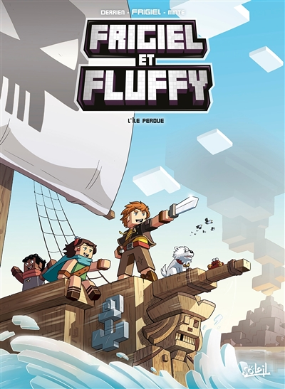 Frigiel et Fluffy Tome 5 - L'île perdue - Minecraft (BD)