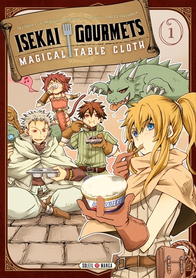 Isekai Gourmets Tome 1 - Magical Table Cloth (Manga)