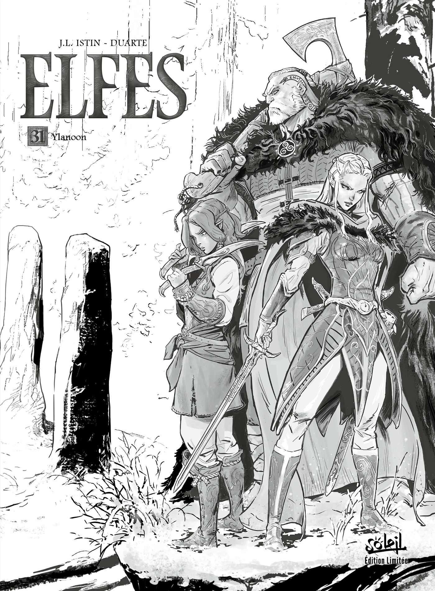 Les Terres d'Arran - Elfes Tome 31 - Edition N&B (BD)