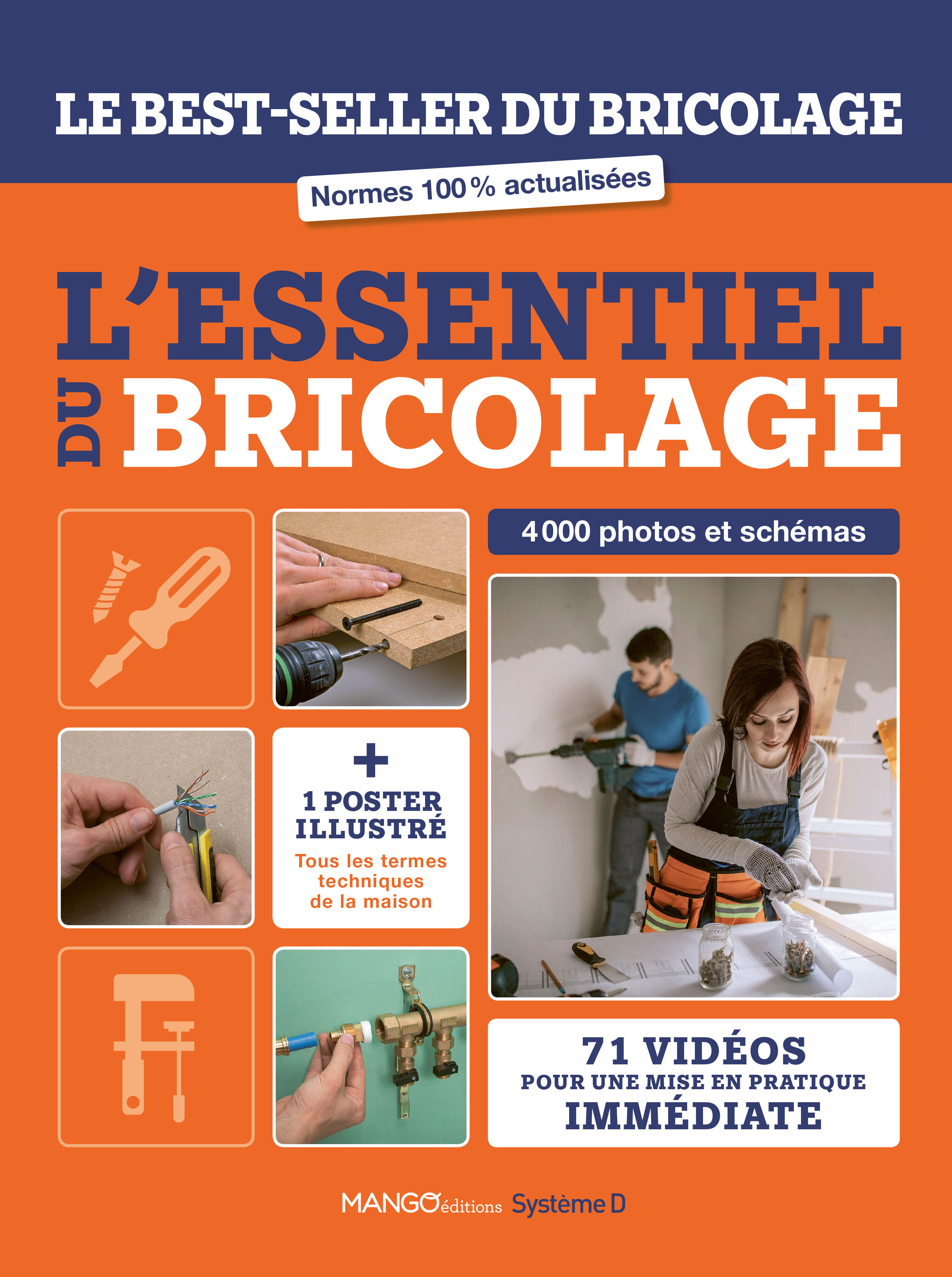 L'essentiel du bricolage - Le best-seller du bricolage - édition mise à jour - 71 vidéos pour une mi