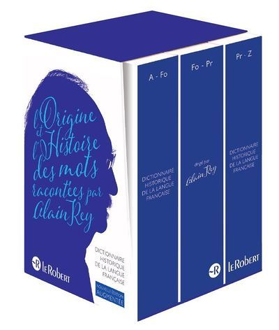 Dictionnaire Historique de la langue française - coffret 3 volumes - nouvelle édition augmentée (Cof