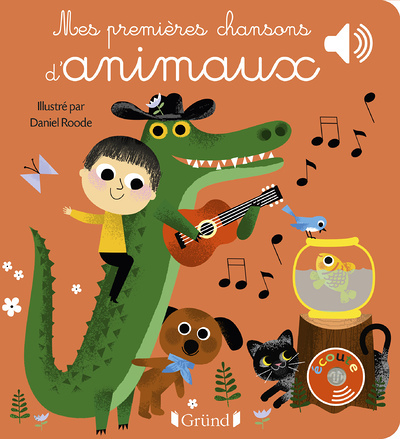 Mes premières chansons d'animaux - Livre sonore avec 6 puces - Dès 1 an (Jeunesse)