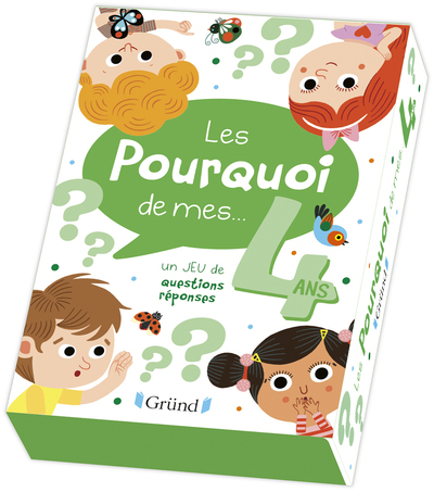 Les pourquoi de mes 4 ans - un jeu de questions réponses (Coffret)