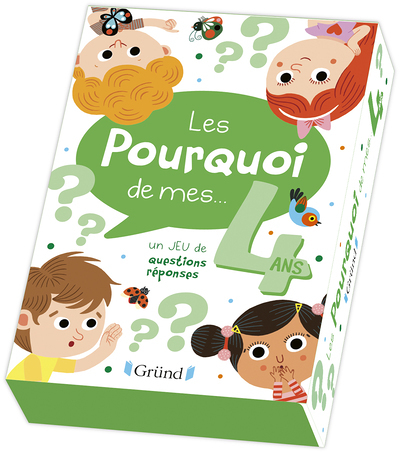 Les pourquoi de mes 4 ans - un jeu de questions réponses (Coffret)