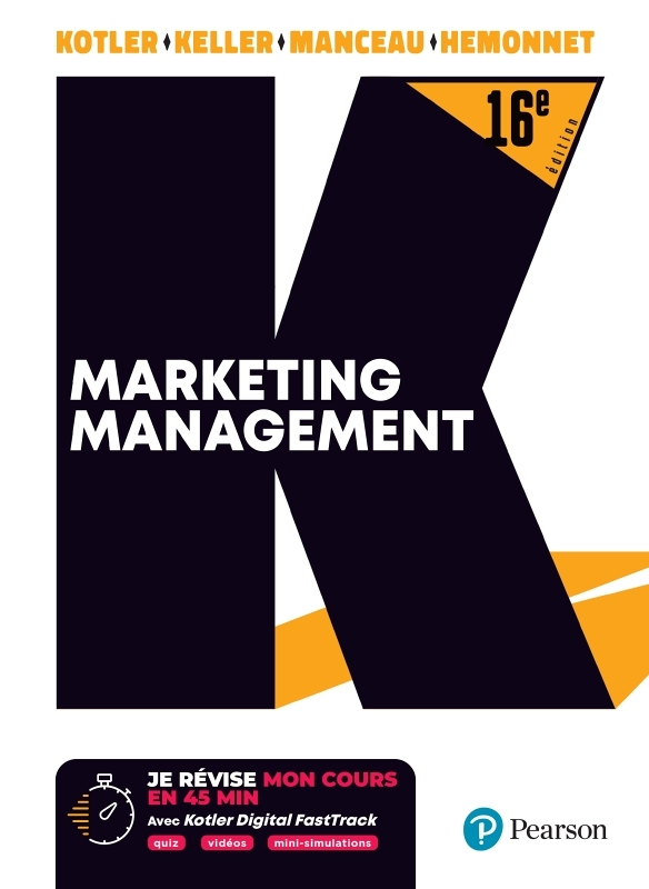Marketing Management 16e édition (Redesign) + FastTrack (Broché)