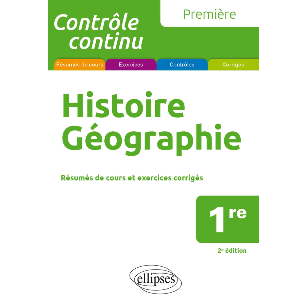Histoire-Géographie - Première (Broché)