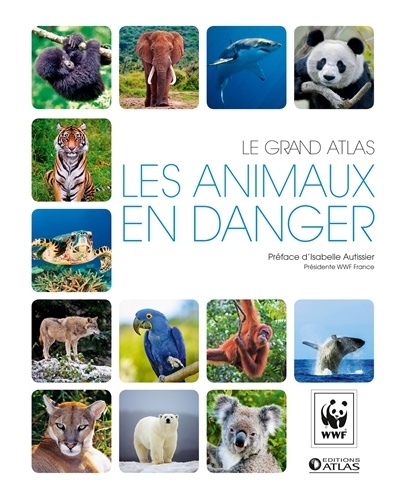 Le grand atlas Les animaux en danger (Cartonné)
