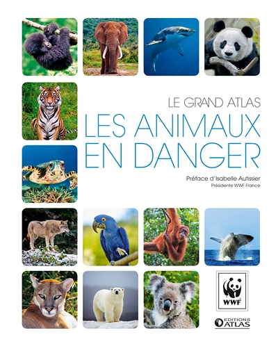 Le grand atlas Les animaux en danger (Cartonné)