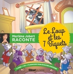 Le loup et les 7 biquets - Livre CD (Livre lu)