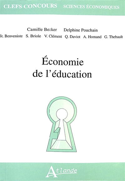Économie de l'éducation (Poche)