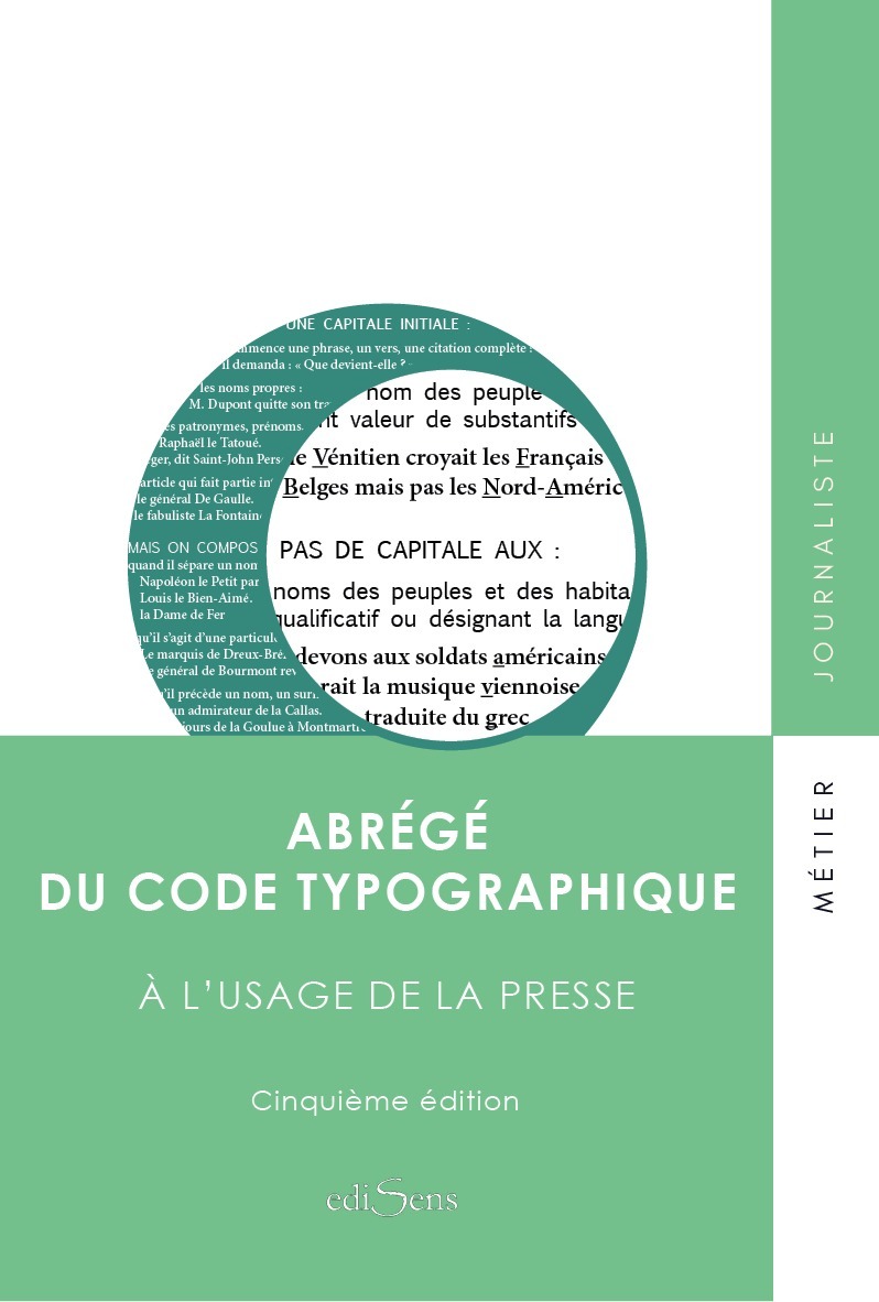 Abrégé du code typographique (Broché)
