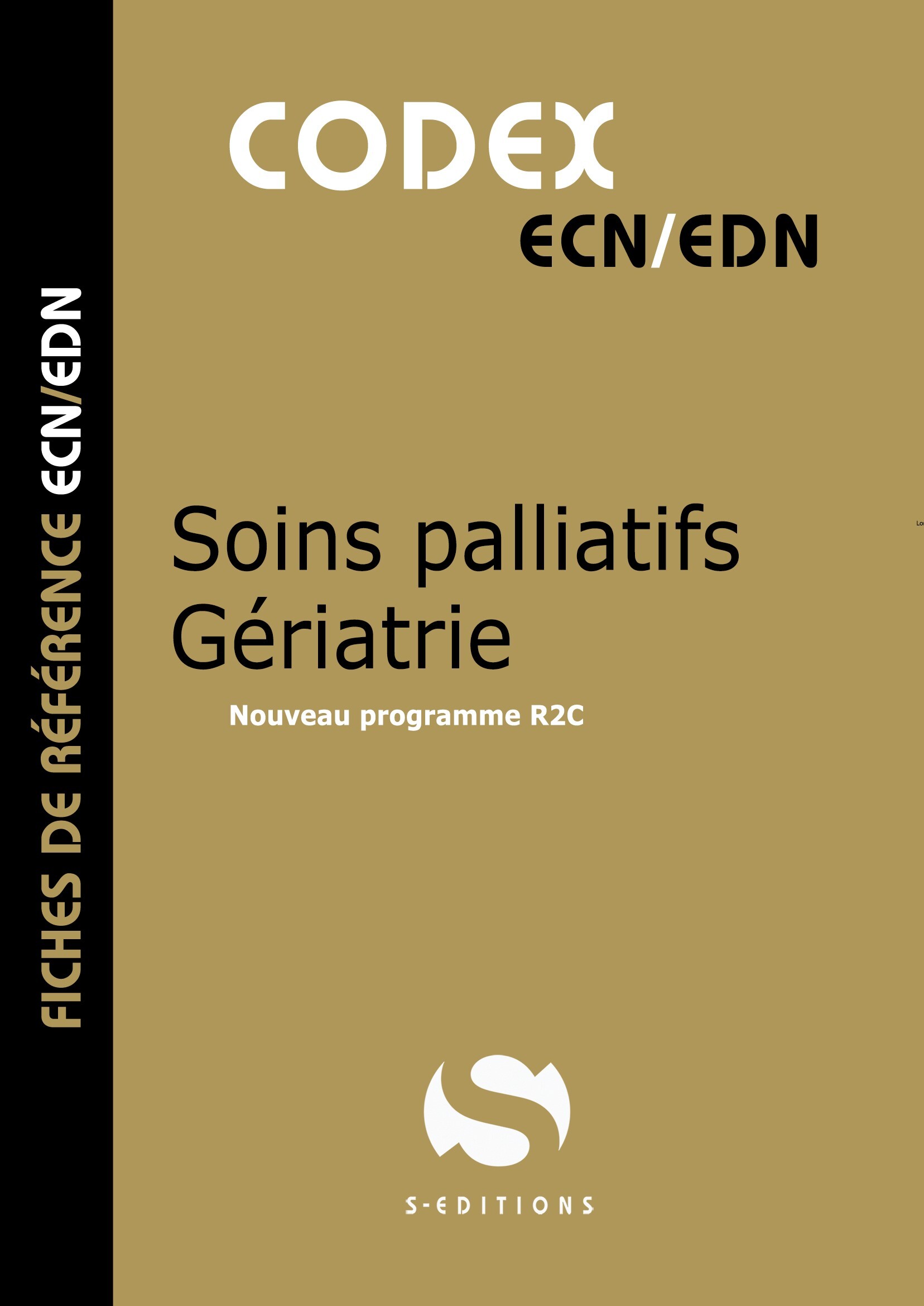 Codex Soins palliatifs - MPR - Gériatrie (Broché)