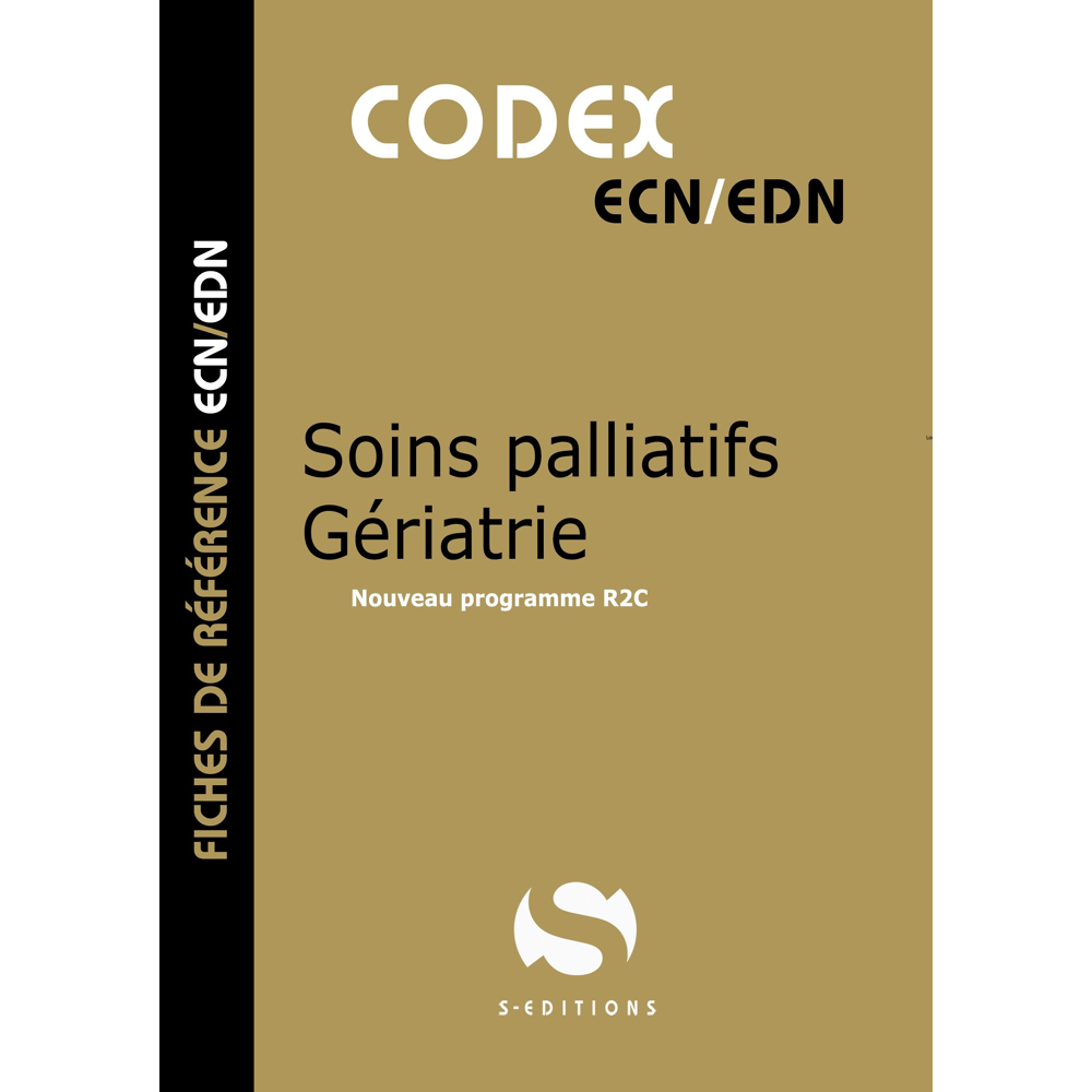 Codex Soins palliatifs - MPR - Gériatrie (Broché)