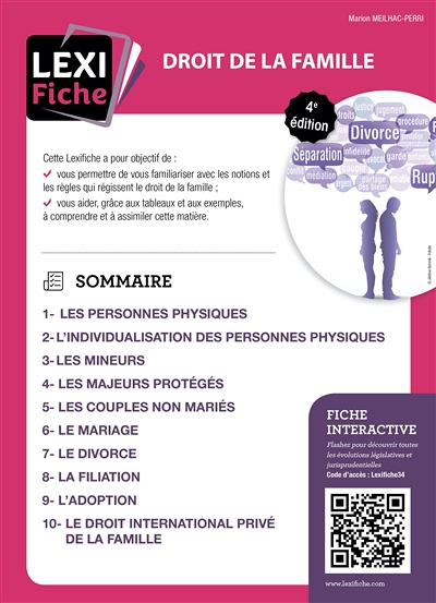 Droit de la famille (Broché)