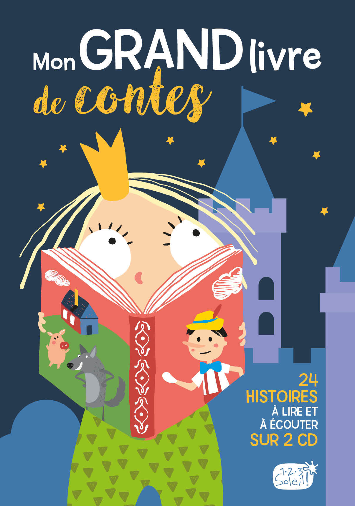 MON GRAND LIVRE DE CONTES + 2 CD NE (Livre lu)