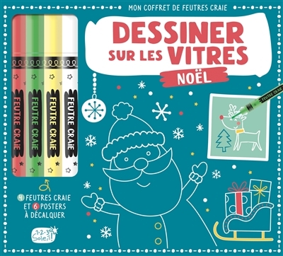 Dessiner sur les vitres : Noël (Coffret)