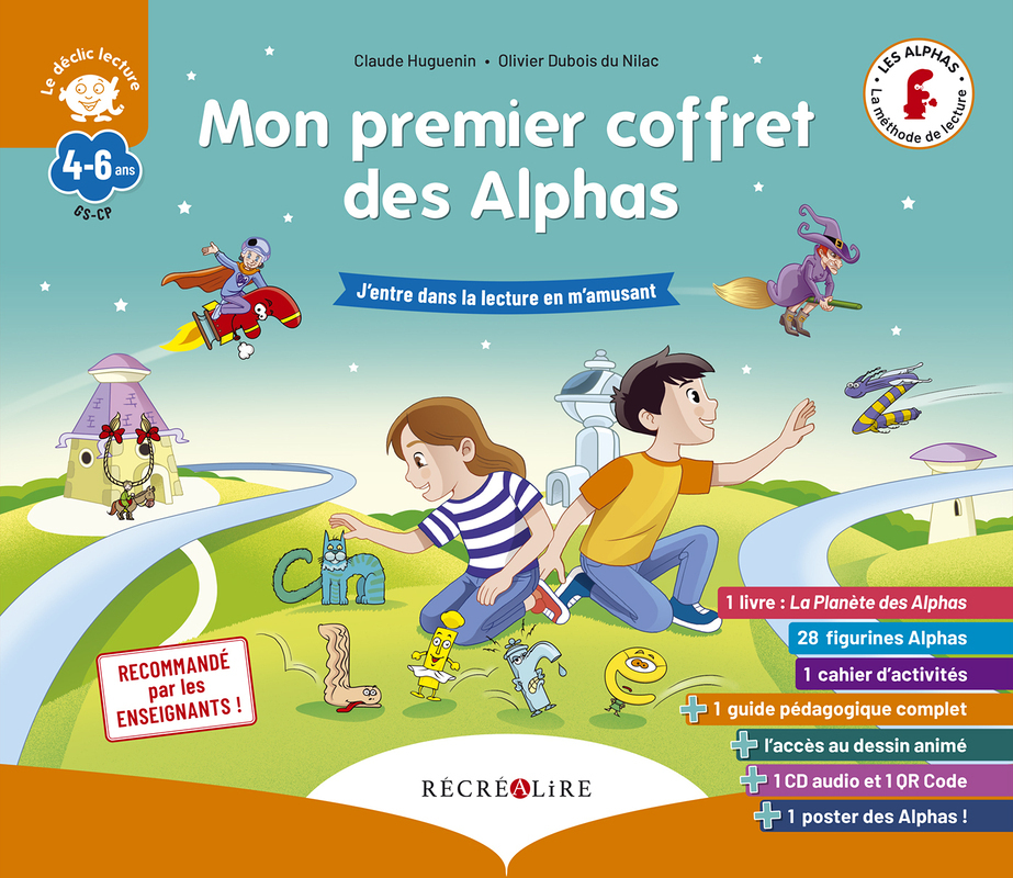 Mon premier coffret des Alphas Méthode de lecture GS CP pour apprendre à lire dès 4 ans (Coffret)