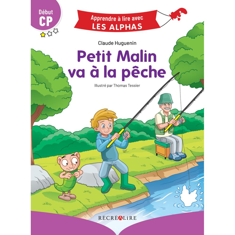 Petit Malin va à la pêche Début CP (Jeunesse)