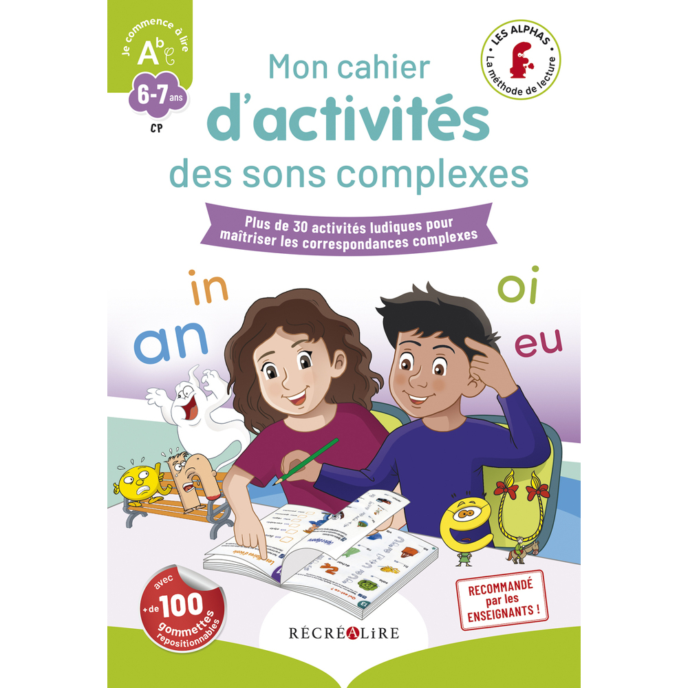 Mon cahier d'activités des Alphas des sons complexes (Broché)