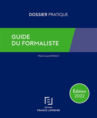 Guide du formaliste 2022 (Broché)