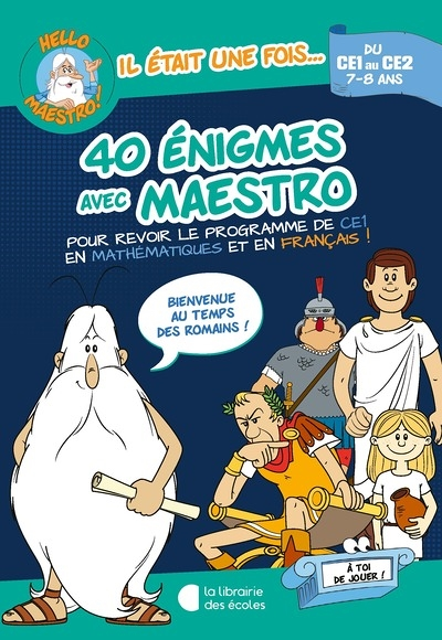 Hello Maestro ! 40 énigmes avec Maestro - CE1-CE2 (Broché)