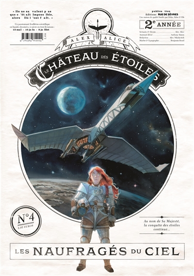 Le château des étoiles - Gazette numéro 4 - Les naufragés du ciel (BD)
